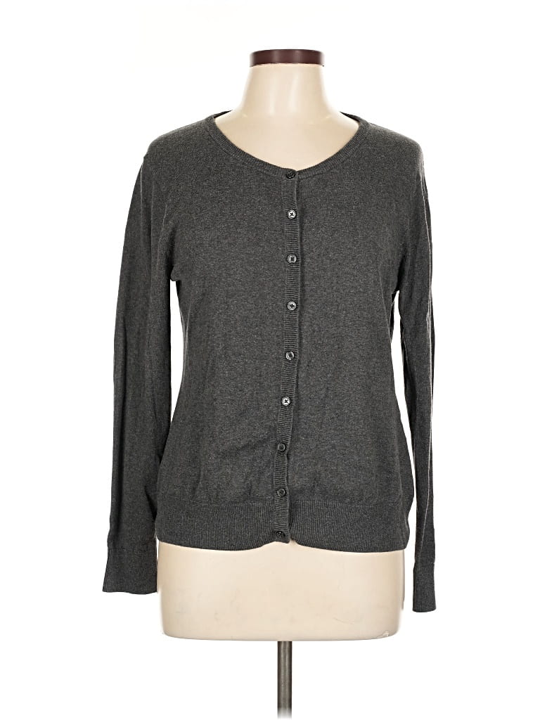 Pre-owned Old Navy Cardigan Sweater In Gray