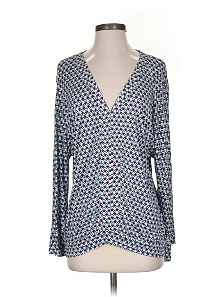 Pre-owned Lascana For Venus Long Sleeve T-shirt In Blue