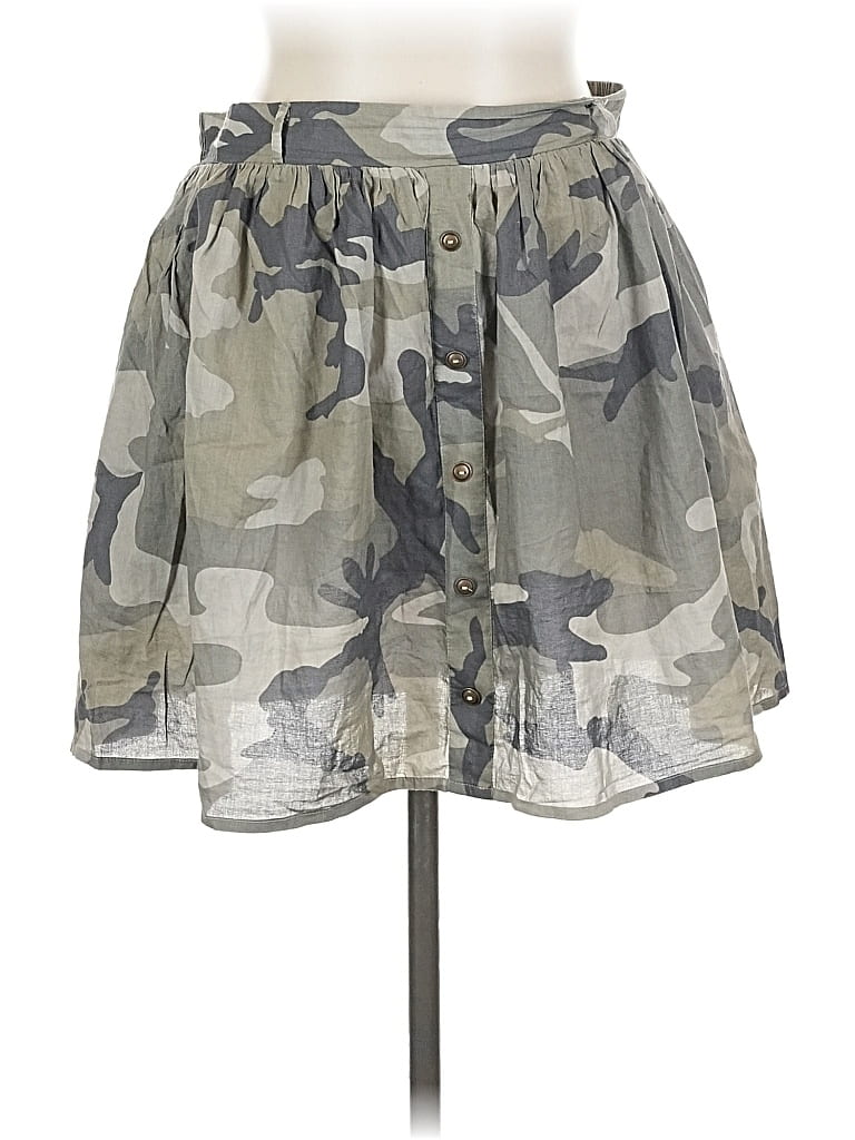 Pre-owned American Rag Cie Casual Skirt In Gray