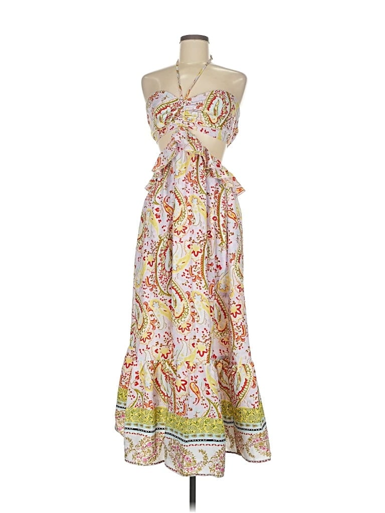 Pre-owned Shein Casual Dress In White