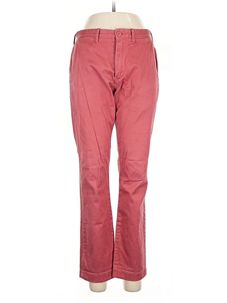 Pre-owned Superdry Casual Pants In Red