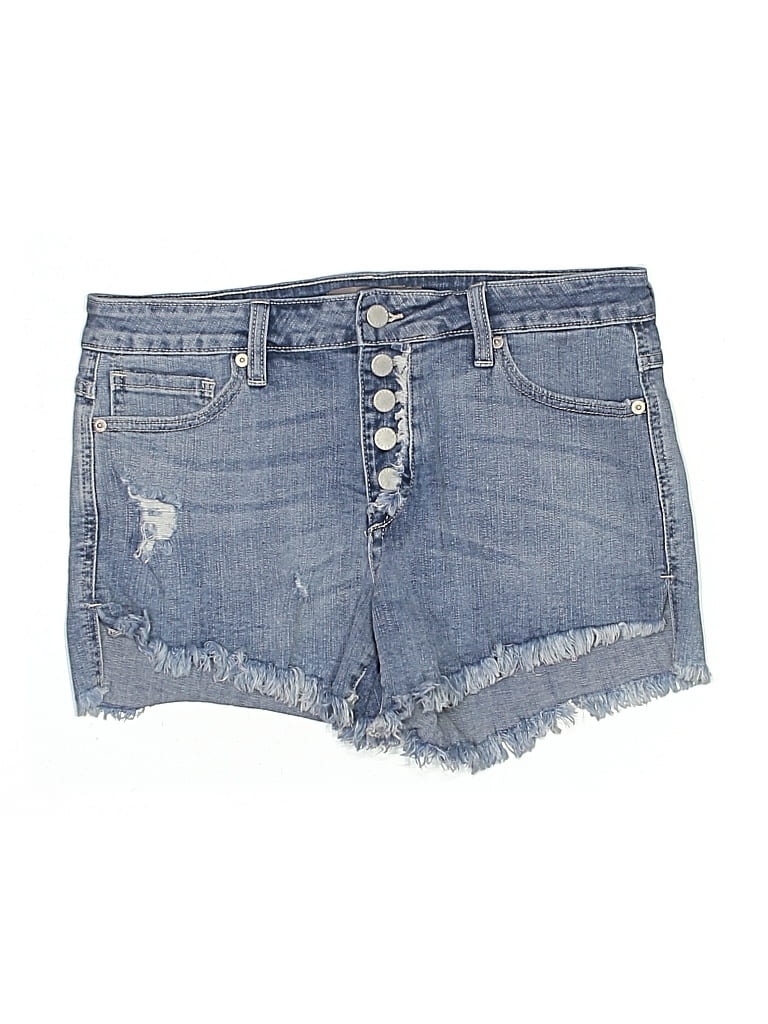Pre-owned Just Usa Denim Shorts In Blue