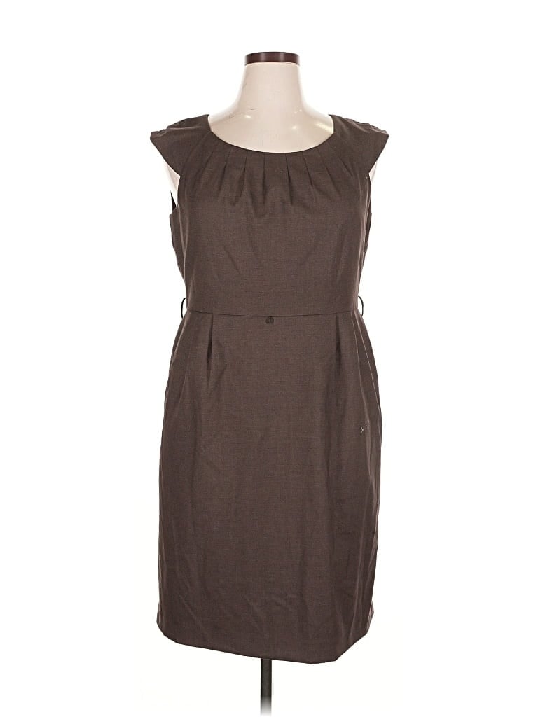 Pre-owned Alex Marie Casual Dress In Brown