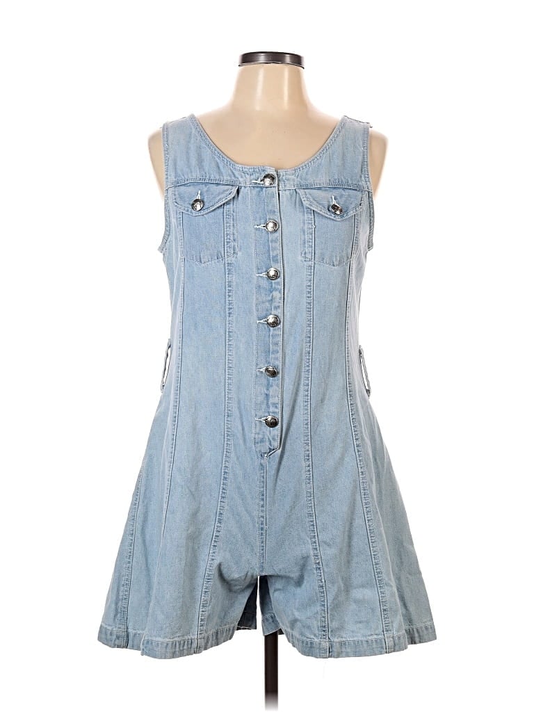 Click to view more detailed imagery on our partner's website Pre-owned Rafaella Romper In Blue