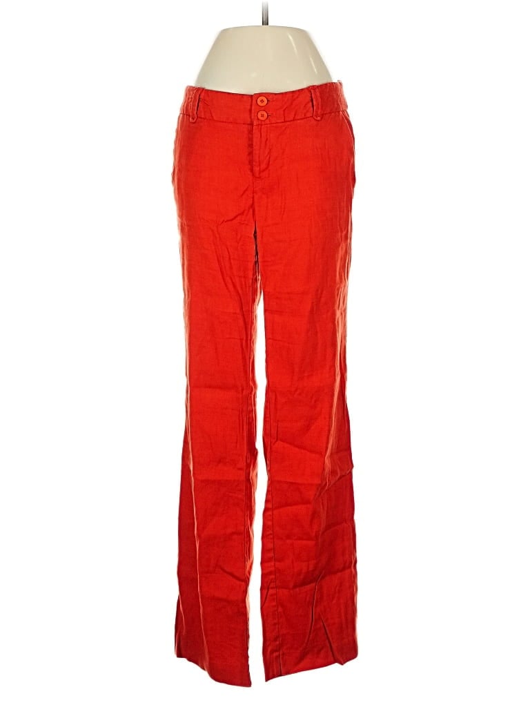 Pre-owned Elevenses Linen Pants In Orange