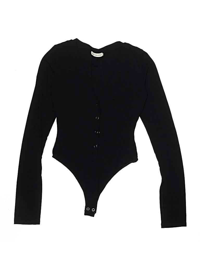 Pre-owned Good American Bodysuit In Black