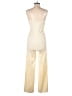 Assorted Brands Color Block Ivory Jumpsuit Size 6 - photo 2
