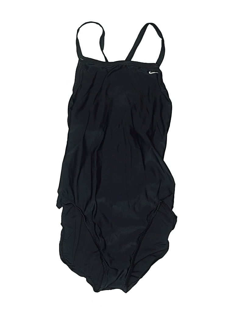 Pre-owned Nike One Piece Swimsuit In Black