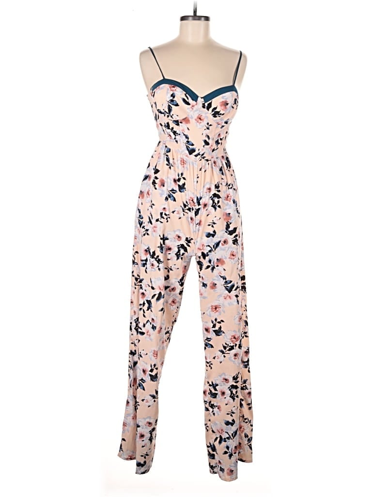Pre-owned Band Of Gypsies Jumpsuit In Pink