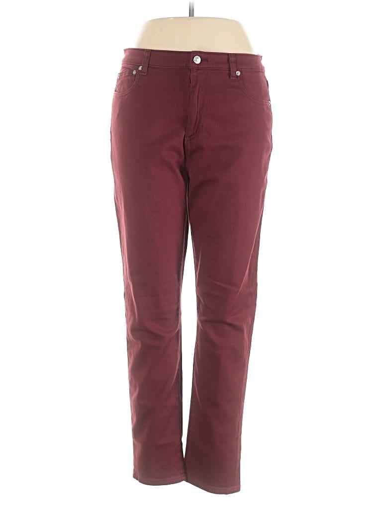 Pre-owned Michael Michael Kors Jeans In Burgundy