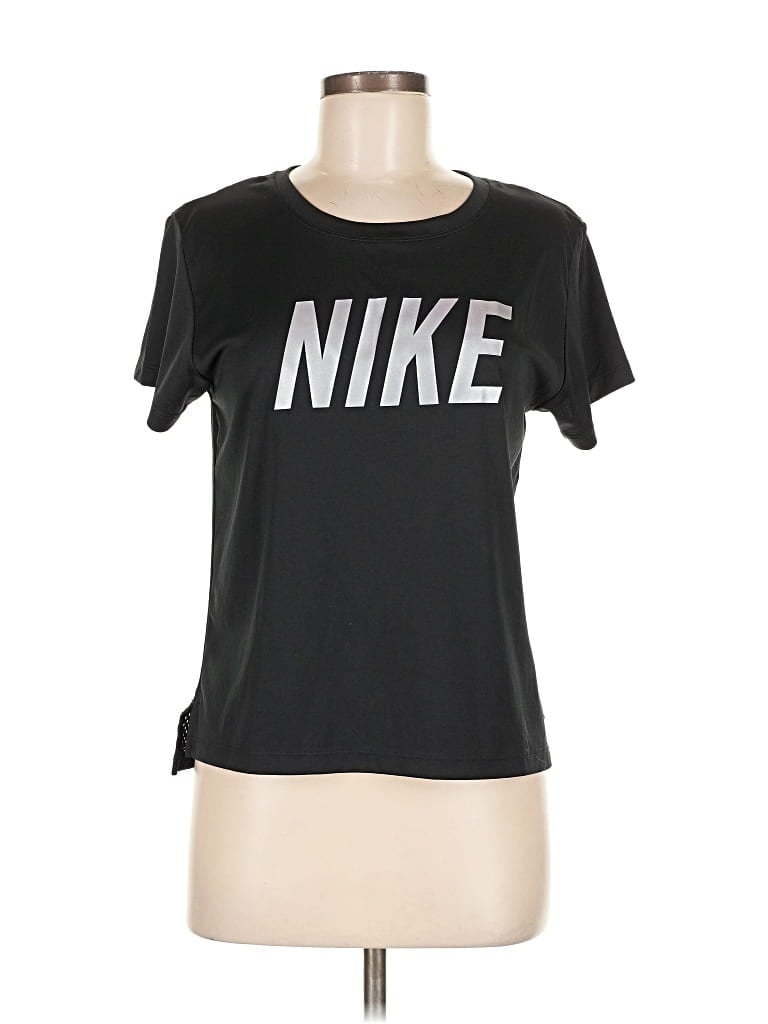 Pre-owned Nike Short Sleeve T-shirt In Black