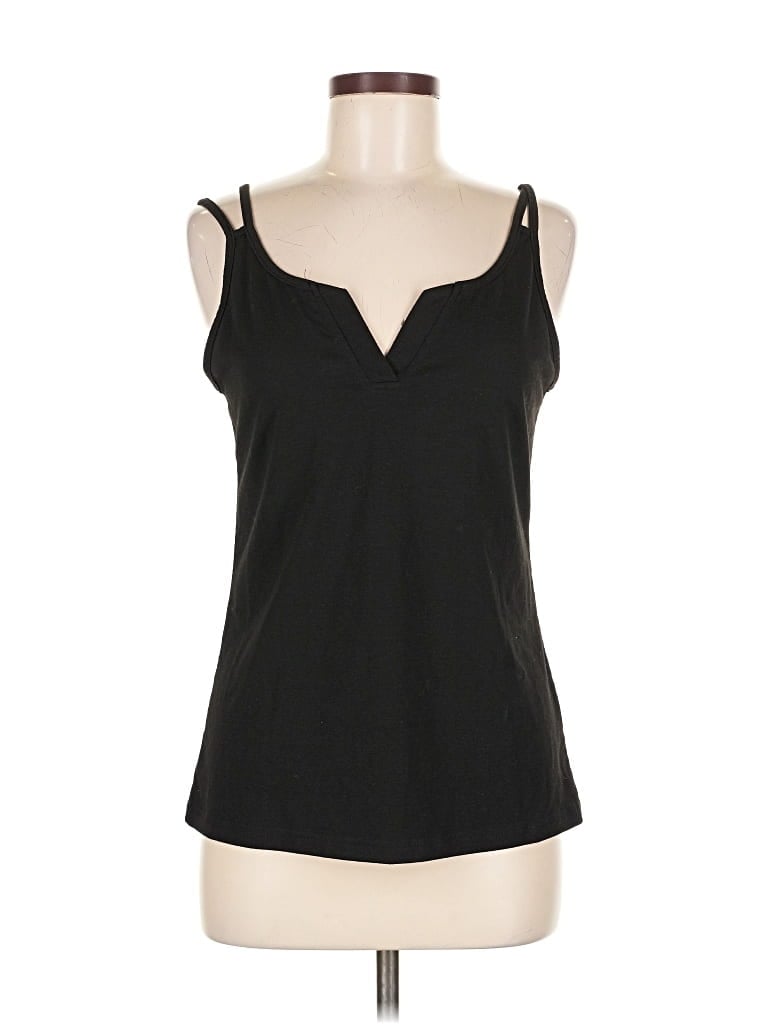 Pre-owned Unbranded Tank Top Black Strapless Neckline Tops