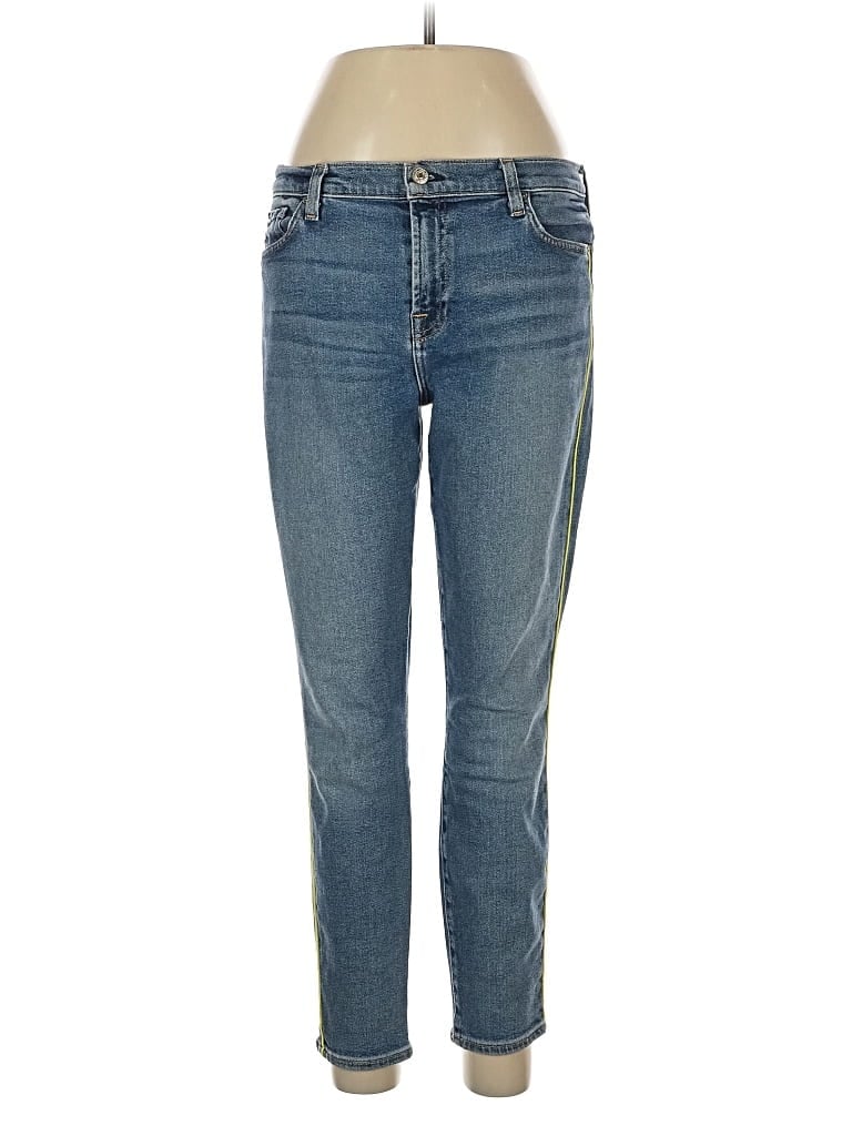 Pre-owned 7 For All Mankind Jeans In Blue