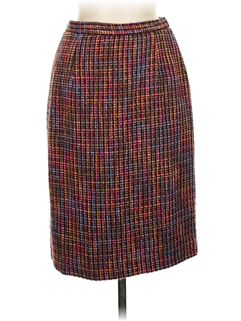 Pre-owned Talbots Formal Skirt In Brown