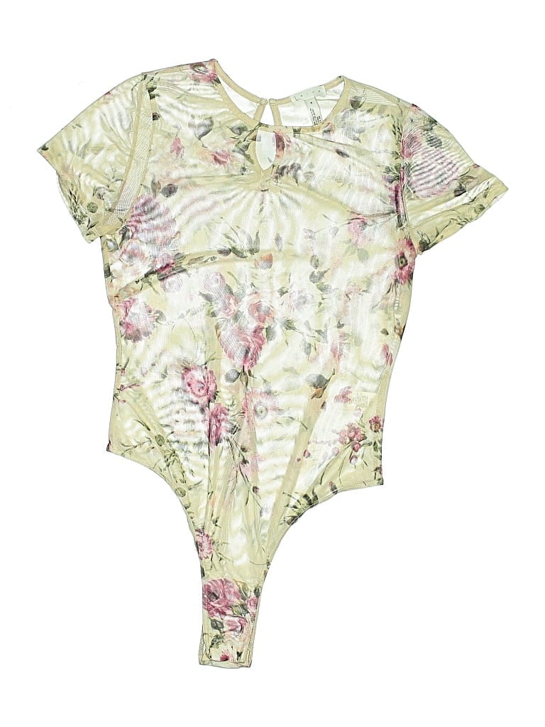 Pre-owned Leith Bodysuit In Green