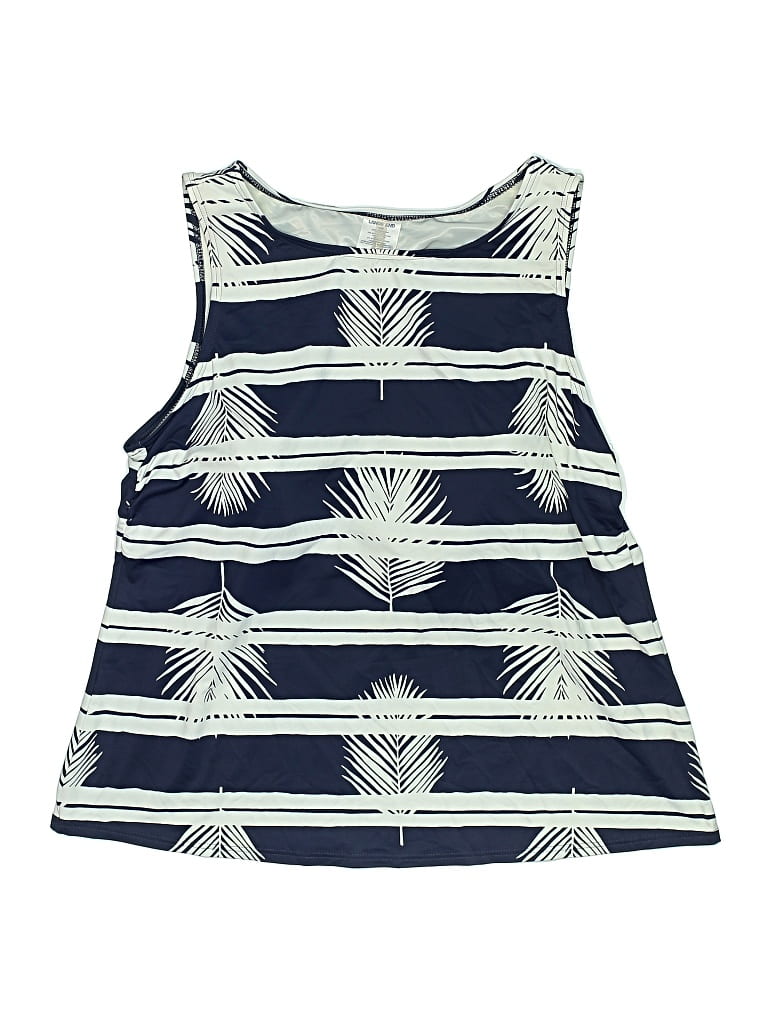 Pre-owned Lands' End Swimsuit Top Blue Swimwear