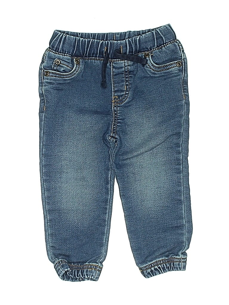 Pre-owned Carter's Kids' Jeans In Blue