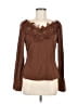 Anewsta Brown Long Sleeve Blouse Size 12 - photo 1