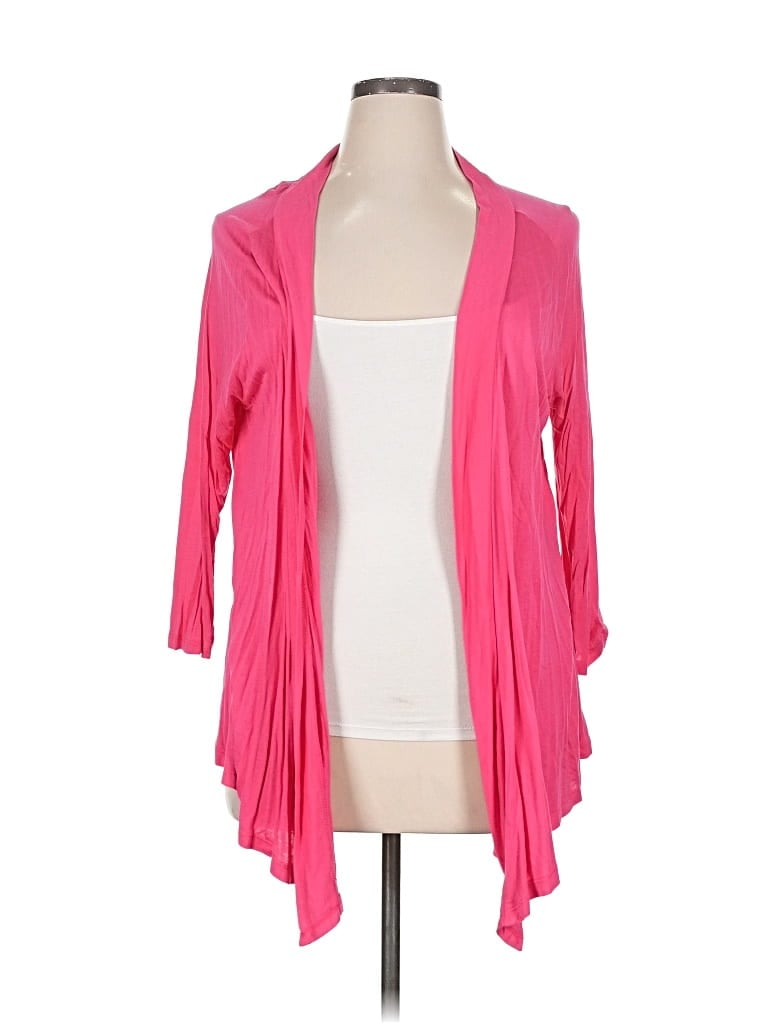 Pre-owned New York And Company Cardigan Sweater In Pink