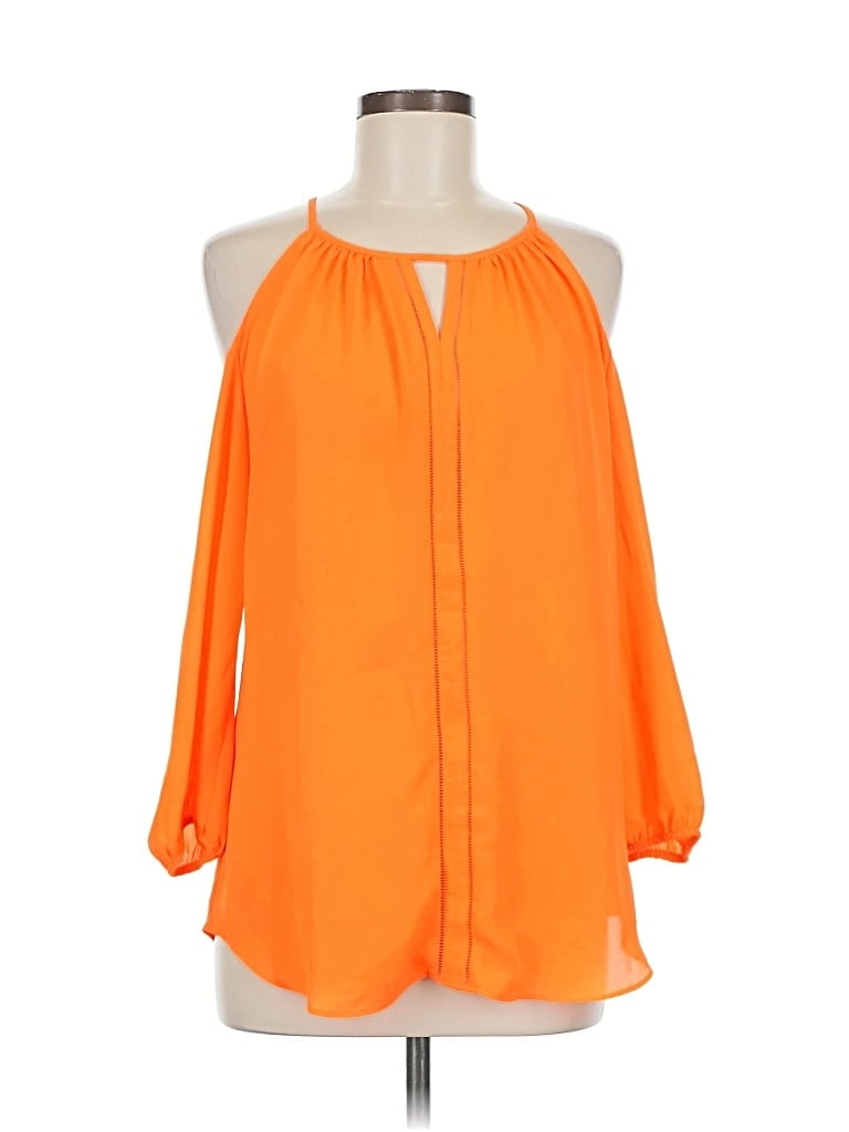 Pre-owned Worthington Sleeveless Blouse In Orange