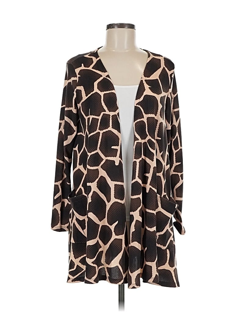 Pre-owned Lularoe Cardigan Sweater In Brown