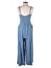 Splendid Solid Blue Jumpsuit Size S - photo 2
