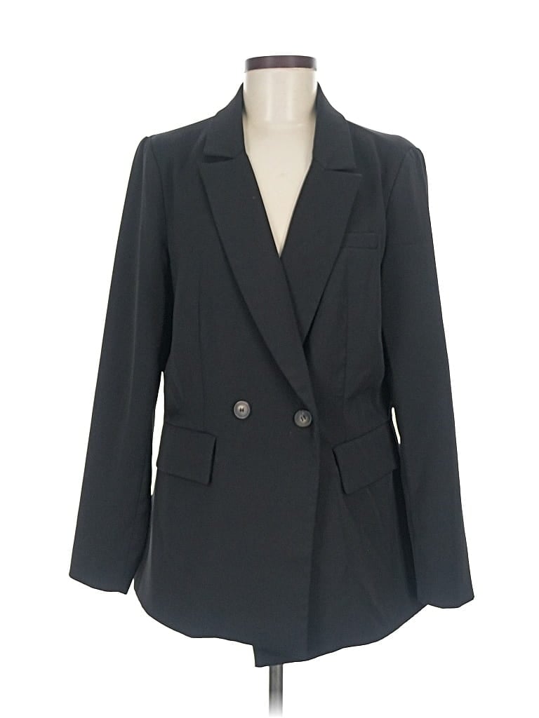 Pre-owned Unbranded Blazer Jacket In Black