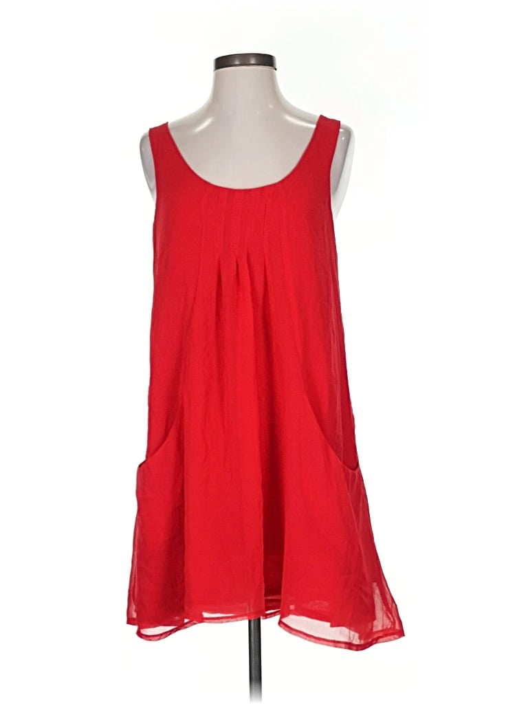 Pre-owned Sparkle & Fade Casual Dress In Red