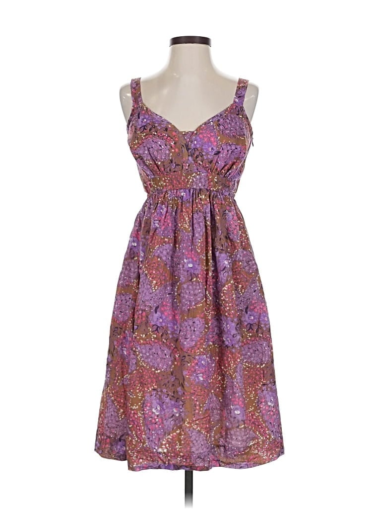 Pre-owned James Coviello Casual Dress In Purple