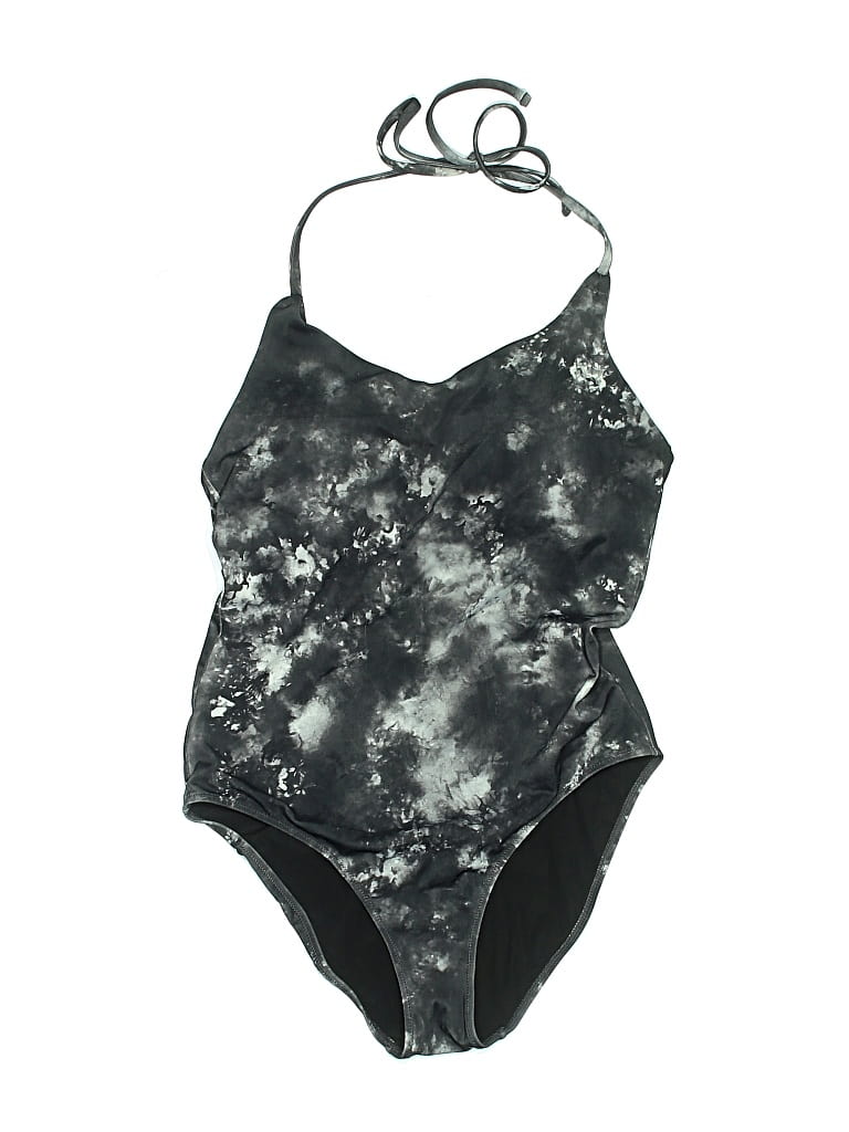 Pre-owned Athleta One Piece Swimsuit In Gray