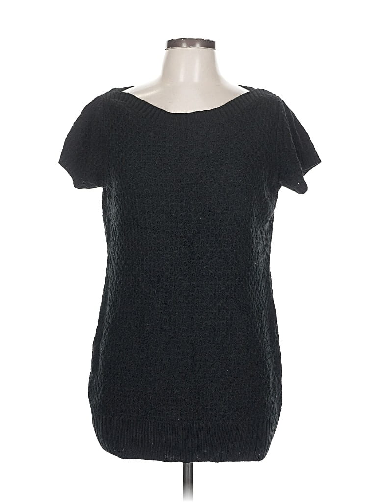 Pre-owned A.n.a. A New Approach Cardigan Sweater In Black