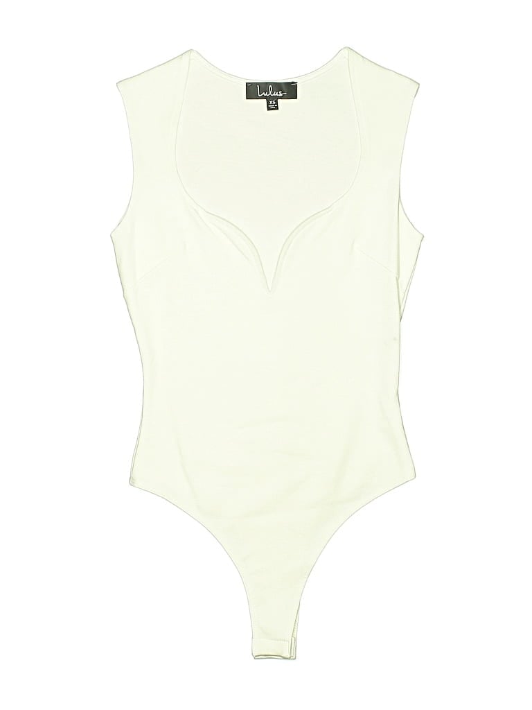 Pre-owned Lulus Bodysuit In White
