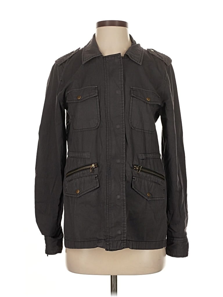 Pre-owned Lily Aldridge For Velvet Jacket In Gray