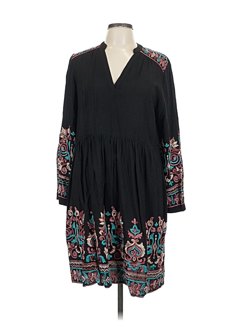 Pre-owned Floreat Casual Dress In Black