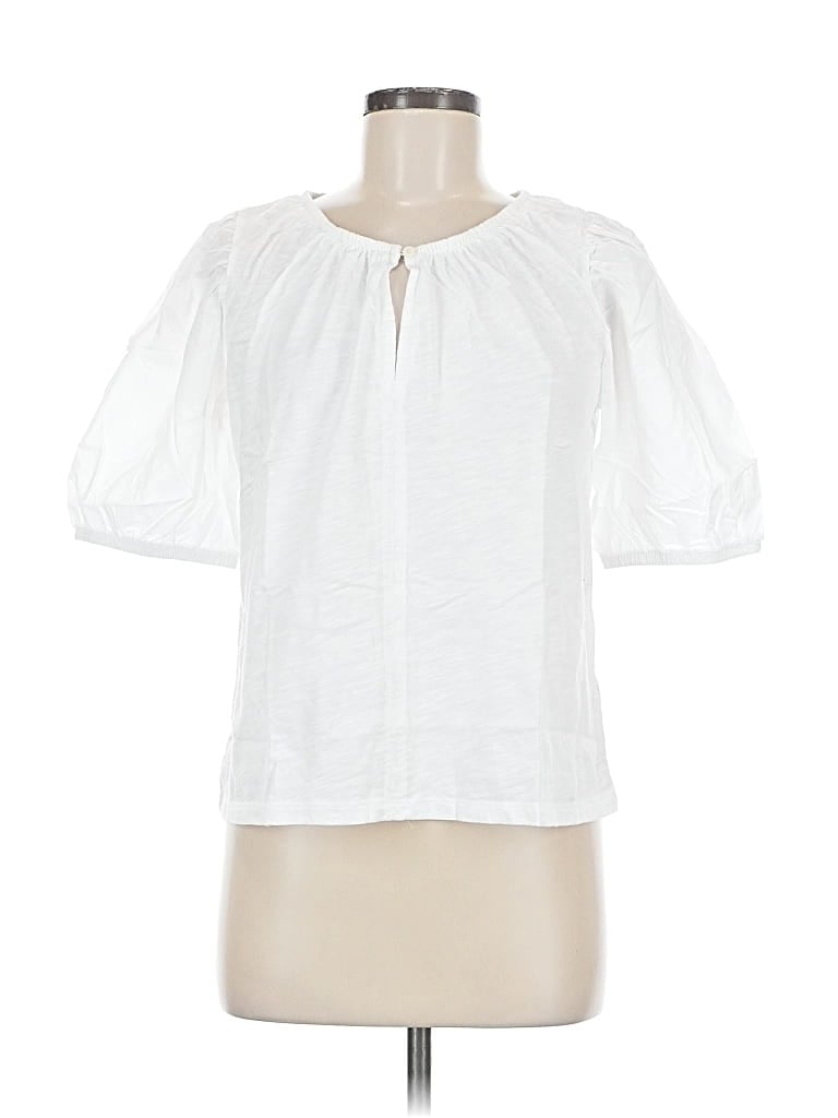 Old Navy Short Sleeve Blouse In White