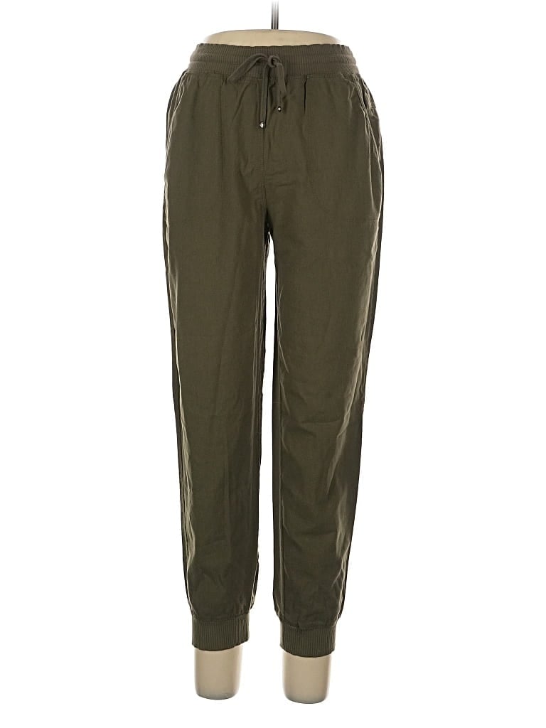 Pre-owned Max Studio Track Pants In Green