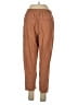 Express Solid Brown Casual Pants Size L - photo 2