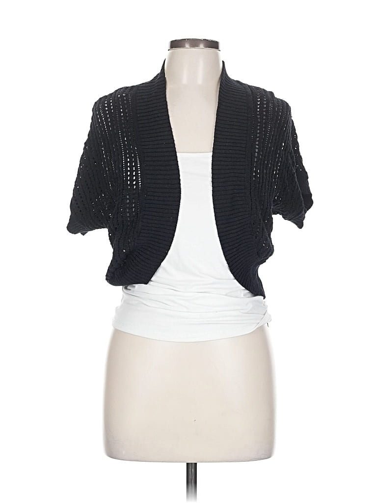 Pre-owned Apt. 9 Cardigan Sweater In Black