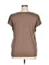 Max Studio Brown Short Sleeve T-Shirt Size XL - photo 2
