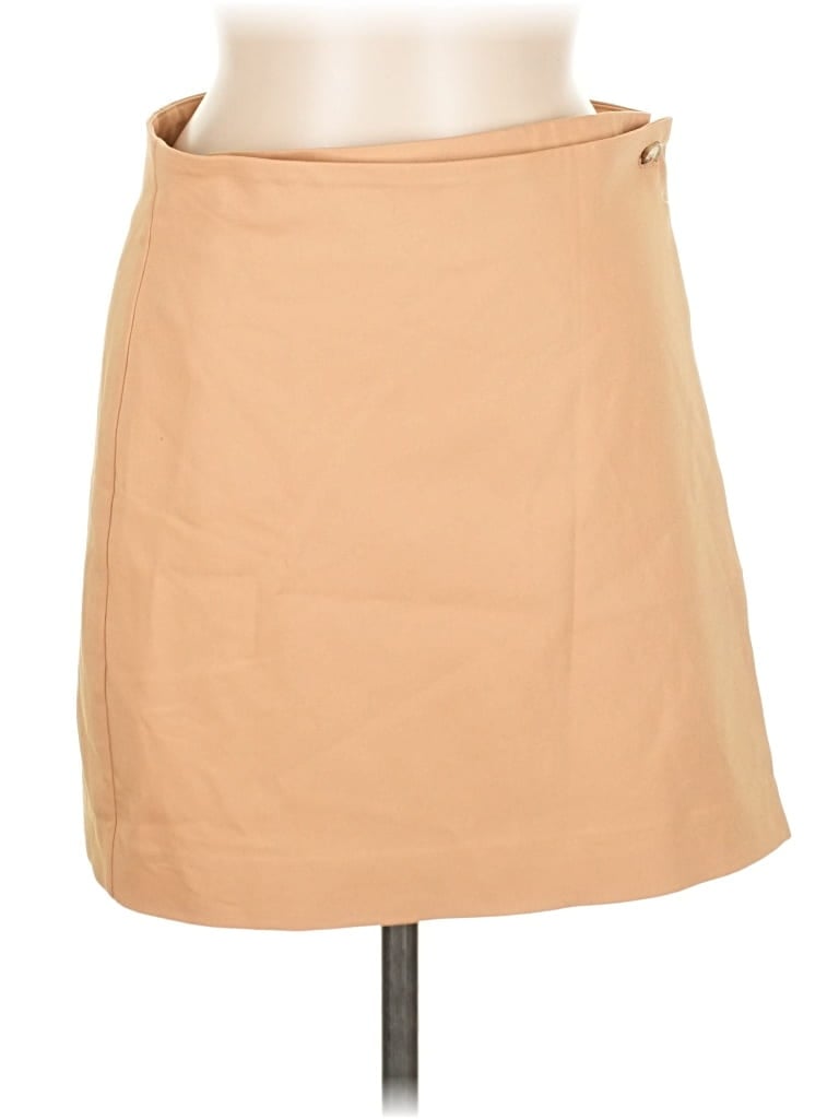 Pre-owned Babaton Casual Skirt In Brown
