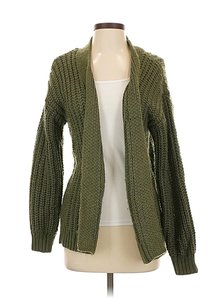 Pre-owned Sonoma Goods For Life Cardigan Sweater In Green
