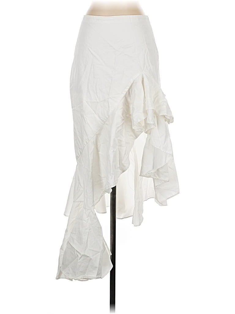 Pre-owned Alexis Formal Skirt In White