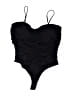 Express Solid Black One Piece Swimsuit Size XL - photo 2