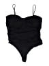 Express Solid Black One Piece Swimsuit Size XL - photo 1
