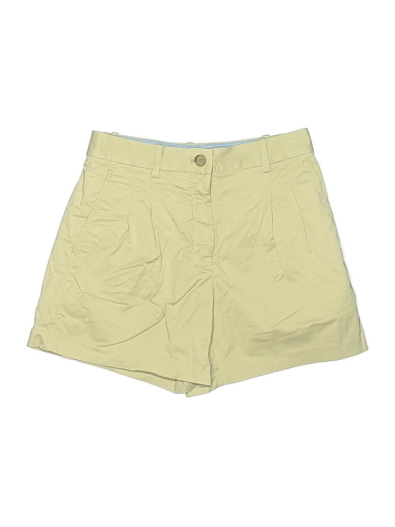 Pre-owned Aritzia Khaki Shorts In Yellow