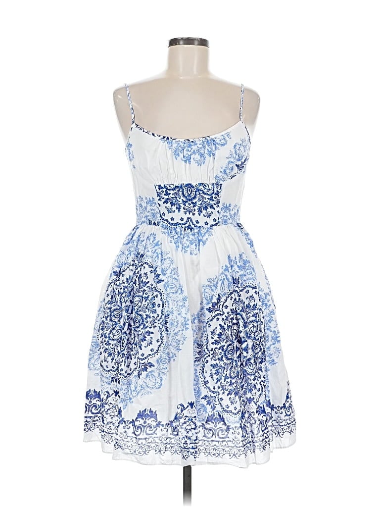 Pre-owned Boston Proper Cocktail Dress In Blue