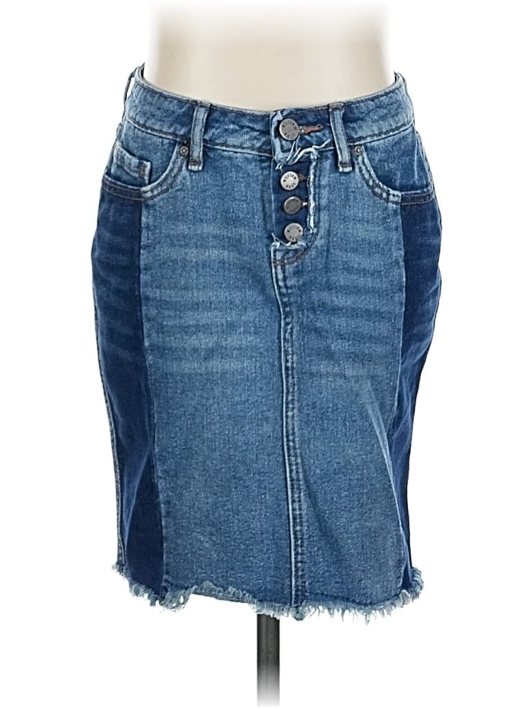Pre-owned William Rast Denim Skirt In Blue