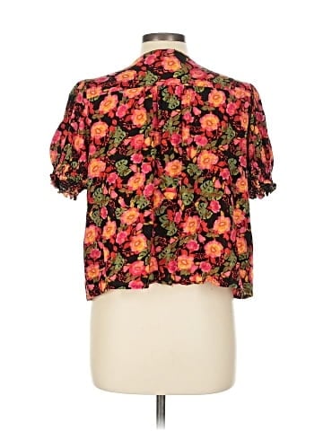 Cynthia Rowley TJX Short Sleeve Blouse (view 2)