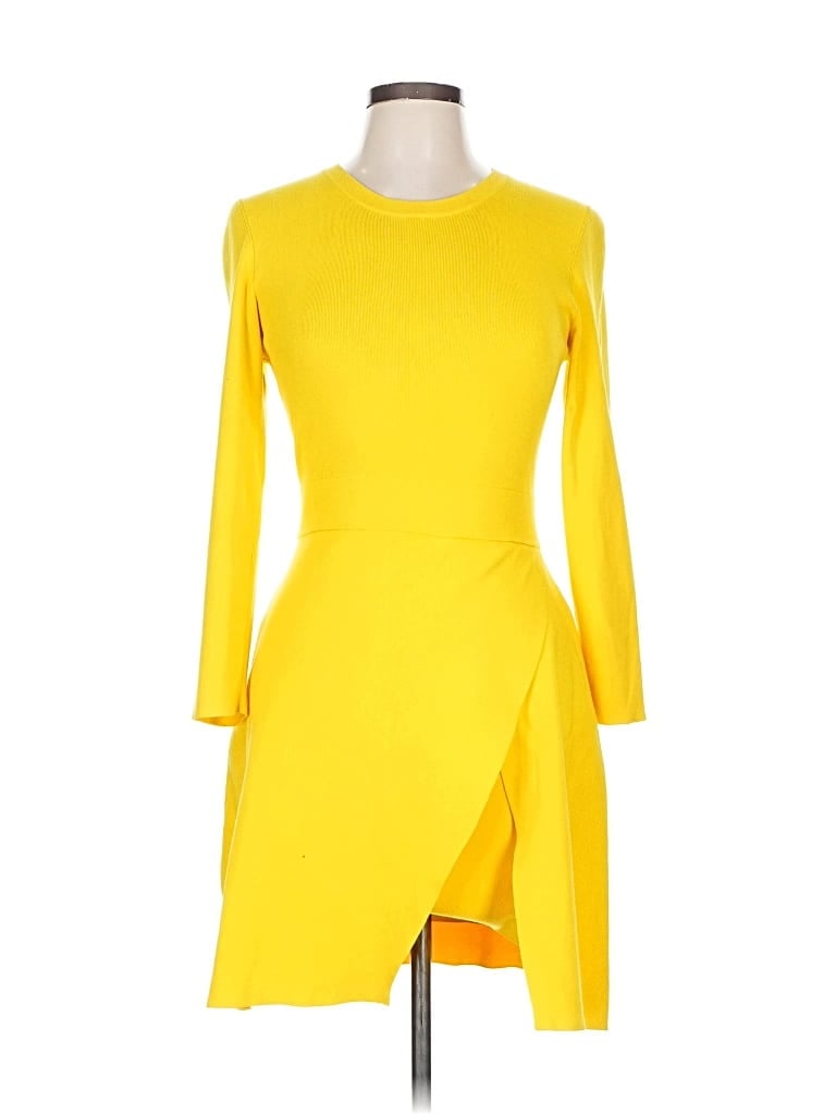 Pre-owned A.l.c Cocktail Dress In Yellow