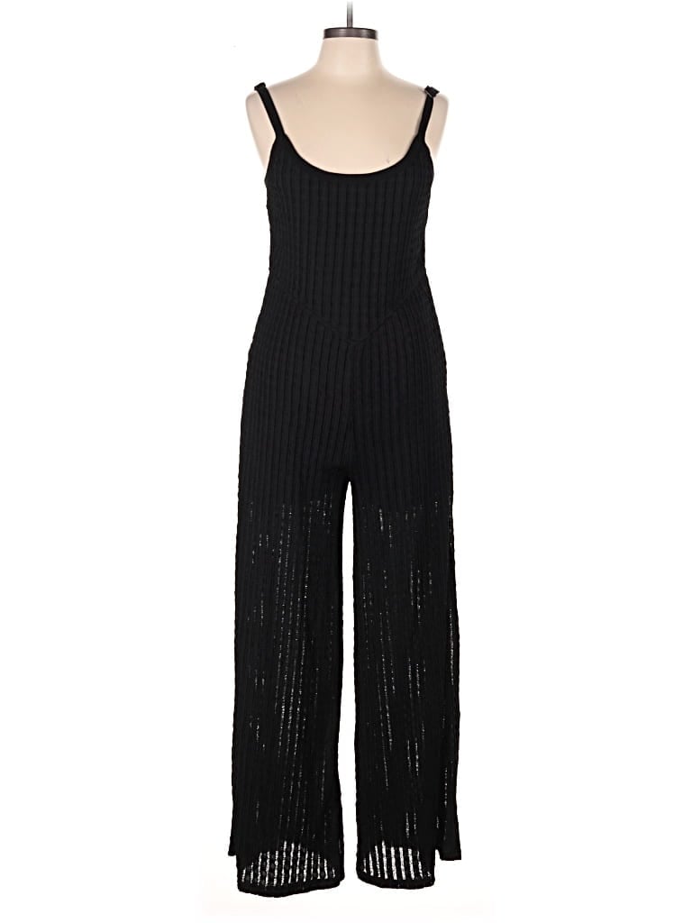 Pre-owned Listicle Jumpsuit In Black